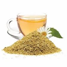 Chamomile tea cut