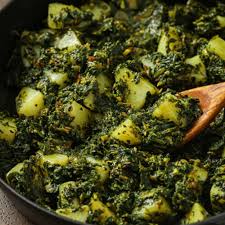 Palak With Potato
